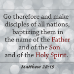 Who is the One God in Matthew 28:19?